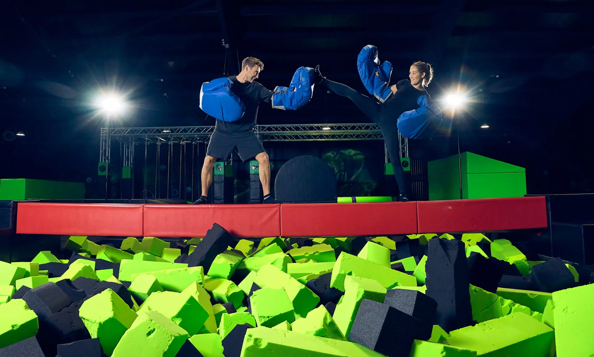 Velcro Wall/Spider Wall - Indoor Trampoline Park Attraction, Attractions